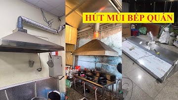 Tại sao hút mùi bếp nhà hàng quán ăn - To mà yếu - Nhỏ mà khỏe?