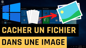 Comment cacher un fichier dans une image sous Windows