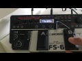 Boss RC-505 and FS-6 controller