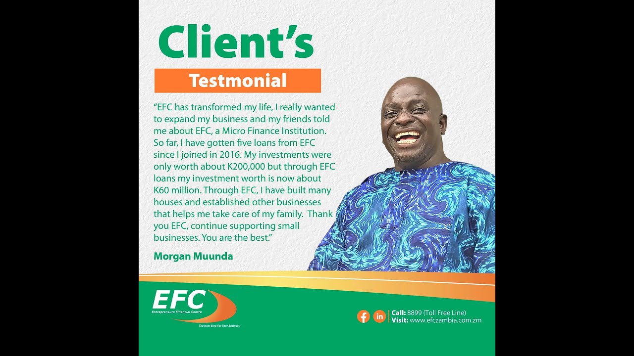 Client Testimonial- See how Mr. Morgan Muunda has become financially secure with 