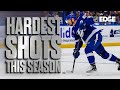 Top 10 HARDEST SHOT Goals Of The Season So Far