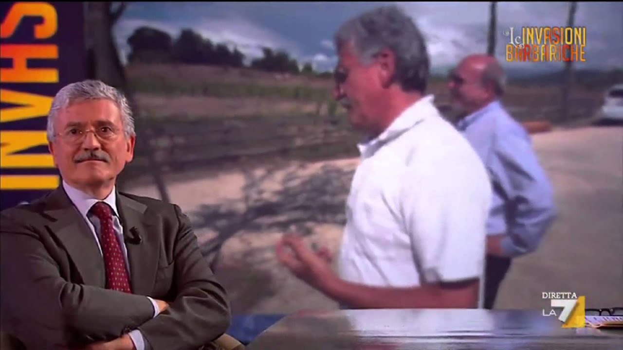 D'Alema dalla Bignardi commenta in diretta il video che Friedman ha fatto nella sua casa in Umbria