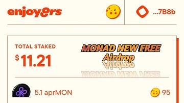 Enjoyoors Haha Wallet New Airdrop : Monad Testnet Airdrop