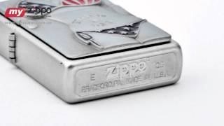 Зажигалка Zippo American Vixen Satin Chrome 320.045