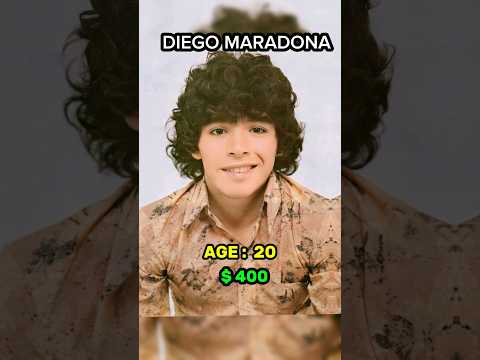 Evolution of Maradona - HandGod of Football #maradona #argentina #diego