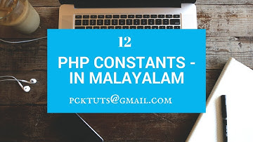 12  PHP Constants -  In Malayalam