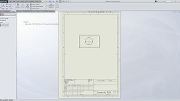 SolidWorks Macro - Save As PDF