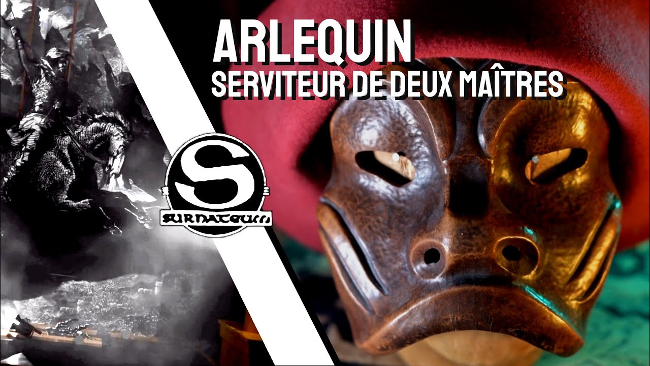 Arlequin, Serviteur de Deux Maîtres. Un masque exceptionnel au passé mystérieux.