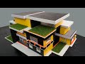 Building a Miniature House from Cardboard - Miniature Model of a Dollhouse #construction #dollhouse