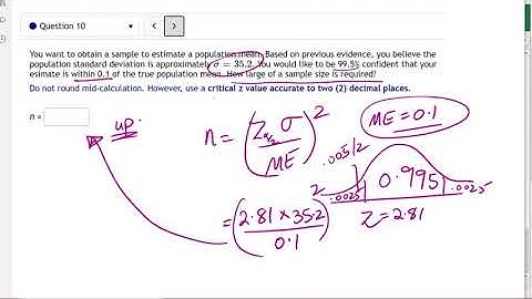 Confidence Intervals  - Finding sample size