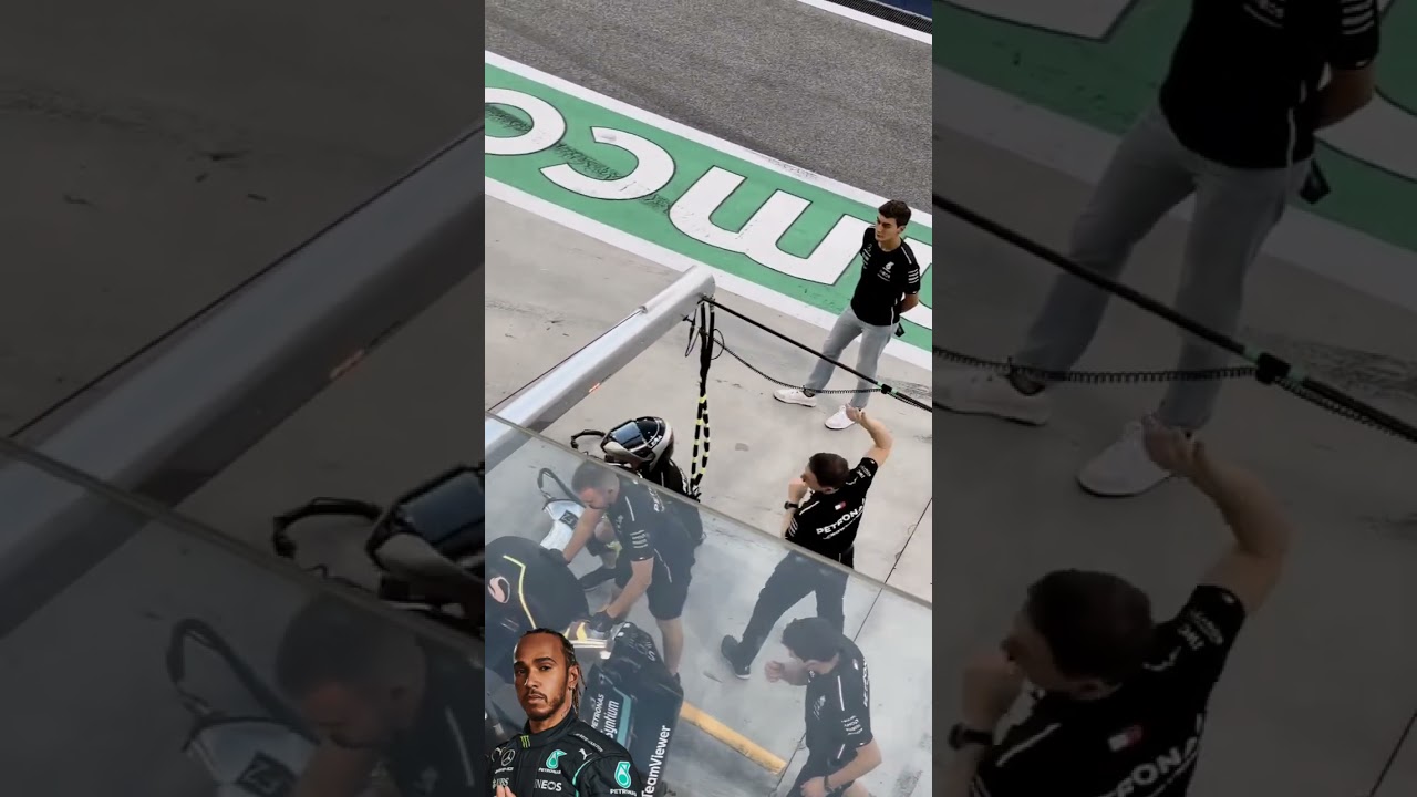 Pit Stop Practice Looks Like In F1 👀 PRE-SEASON TESTING 2023 Lewis Hamilton