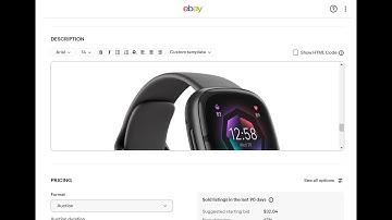 How to add extra images in your eBay listing description