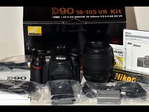 Nikon D90 VR Kit Unboxing & Review