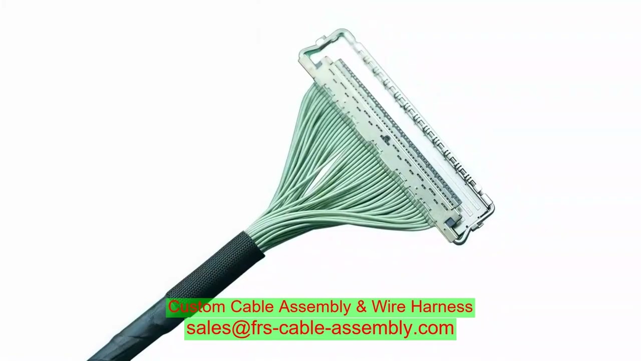 AR VR headset tether IP67 shielded FPD Link IV KEL to Hirose IP67 Silicone jacket foil shield minus4