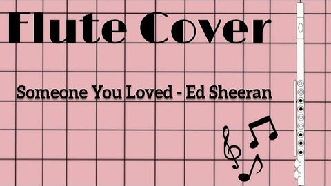 Someone You Loved Flute Recorder Cover with notes