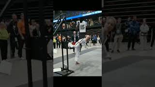 Taekwondo ITF :international championship Social Tecniq power breaking