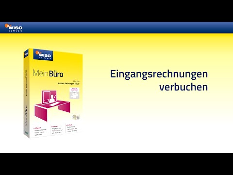 Eingangsrechnungen verbuchen mit WISO Mein Büro | Tutorial