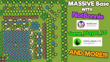 Taming.io MASSIVE Base With NotBonnie, Game_Player_1.0, and MORE