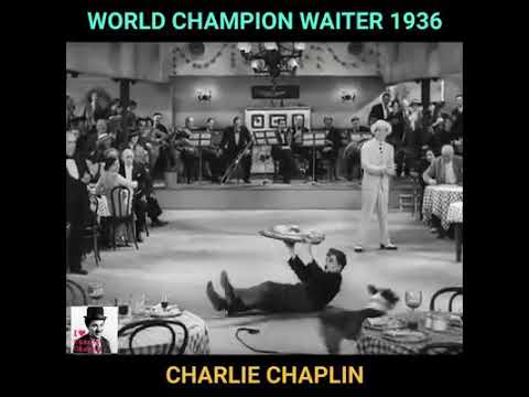 Charlie Chaplin world champion Waiter