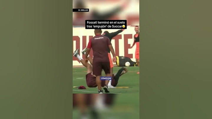 Fossati fue empujado en entrenamiento #shorts