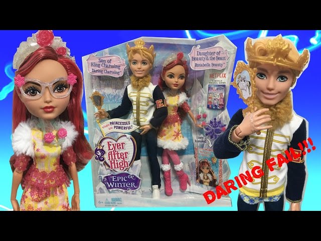 EVER AFTER HIGH DLB38 DARING CHARMING AND ROSABELLA BEAUTY DOLLS