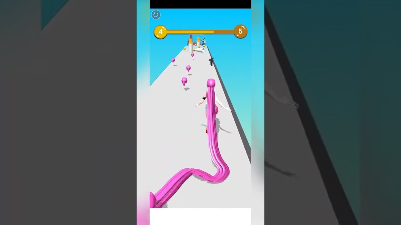 Hair Rush🧜 Games All Levels Gameplay iOS, Android Mobile Walkthrough 