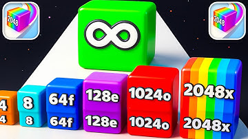 Jelly Run 2048 🟣 – Walkthrough & Max Level Gameplay | Satisfying Merge Runner Game (Android/iOS) ET8