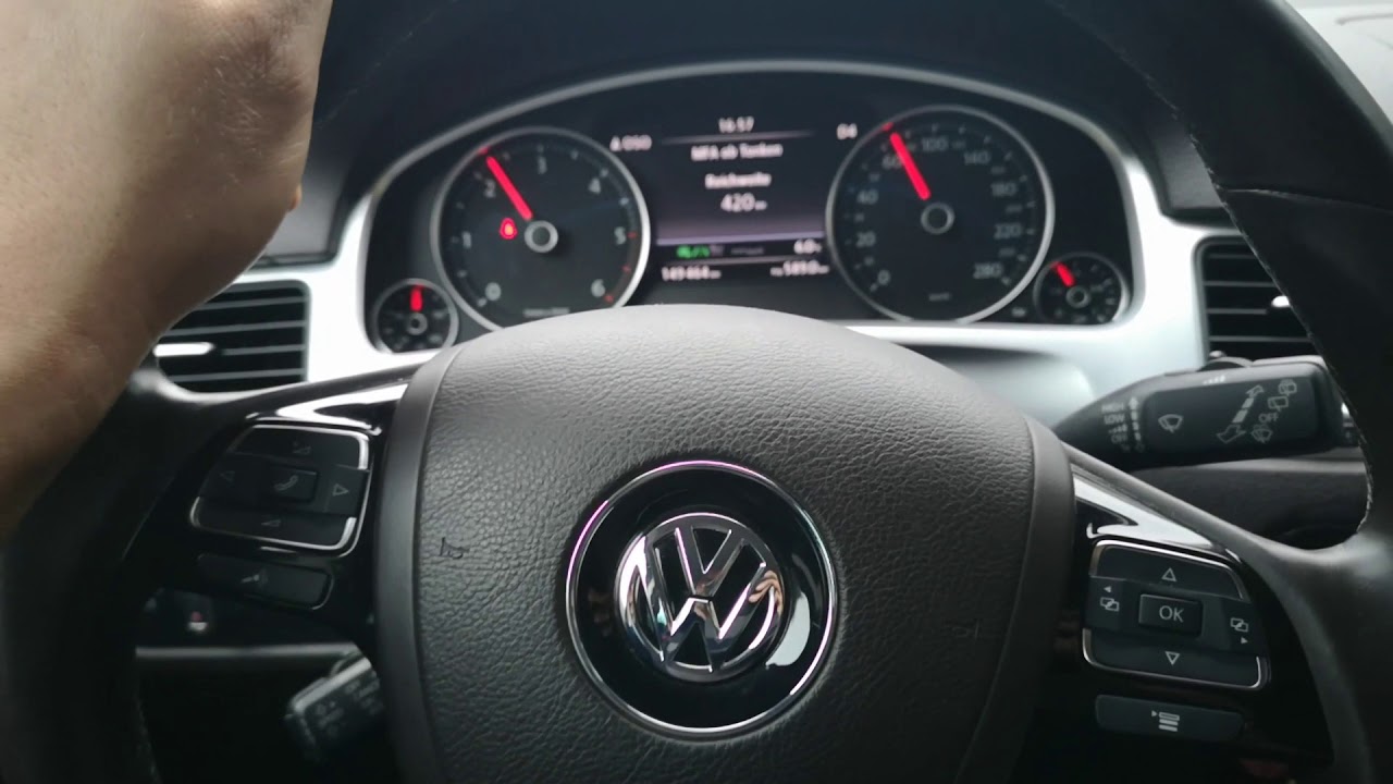 BRAK HAMULCA RĘCZNEGO VW TOUAREG 3.0 TDI V6 YouTube