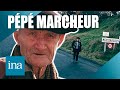 Pépé marcheur, 92 ans : la voiture ce n&#39;est pas son truc 💪 | Archive INA