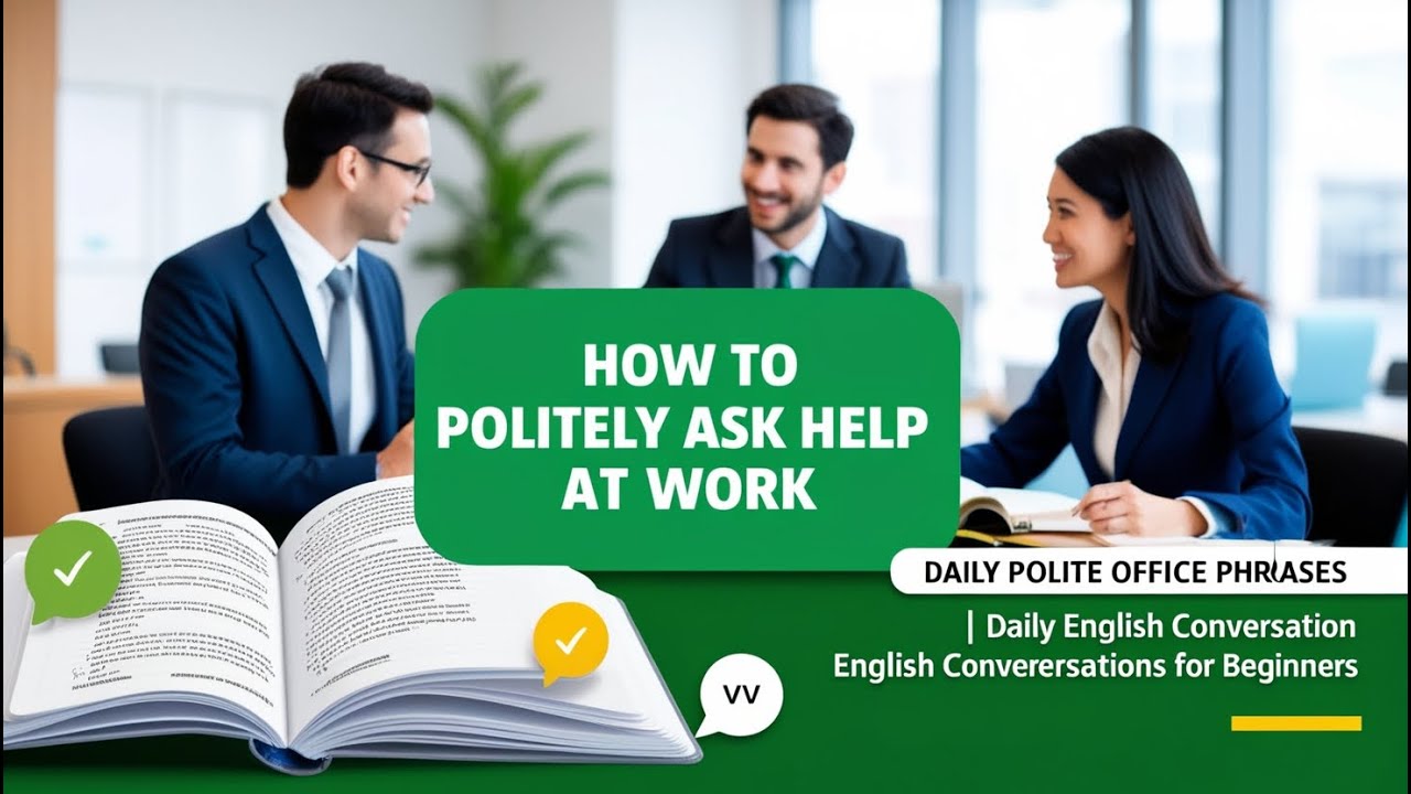 How to Politely Ask for Help at Work |Daily English Conversations for ...