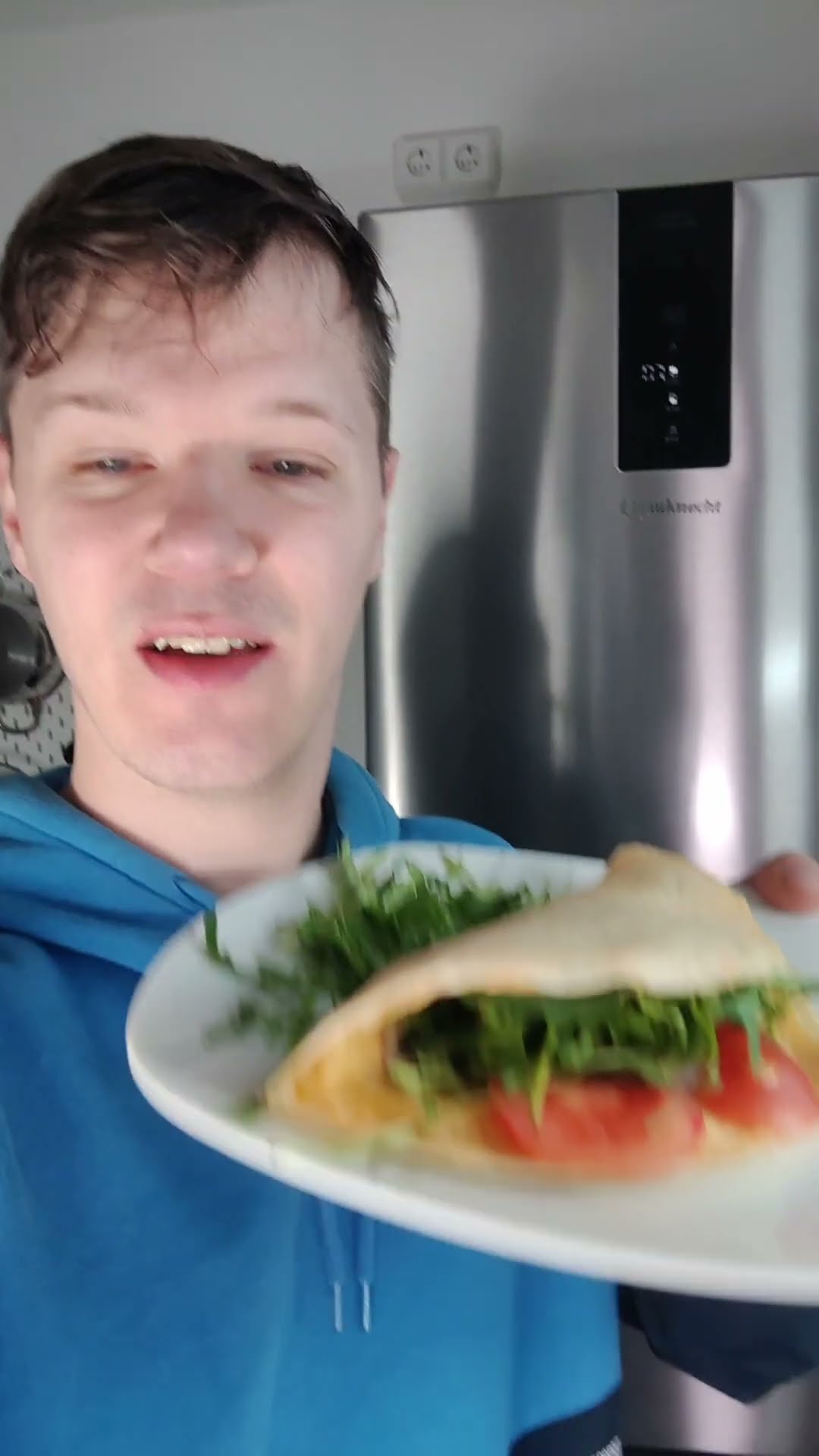 Proteinreicher Frühstücks-Wrap idee – Lecker, leicht &amp; sättigend! 🌯🥚 ...