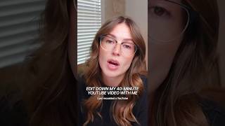 Edit down a YouTube video in minutes with Descript