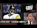 'They looked AWFUL!' - Stephen A. isn't happy with the Steelers & Chase Claypool | First Take