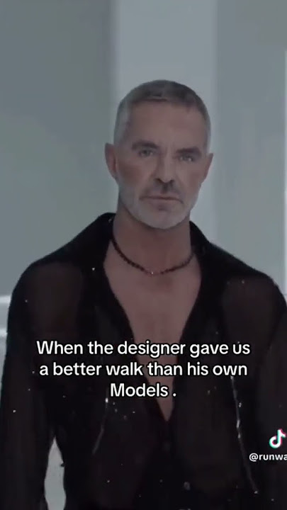 he serve✨ #dancaten for #dsquared2 FW24 #fashiondesigner #runwaymodel #catwalk