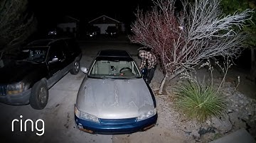 This Neighbor Used His Floodlight Cam Two-Way Talk Feature To Deter a Car Break-In | RingTV