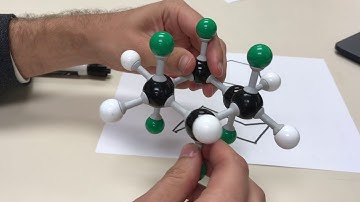 Axial and Equatorial Positions on Cyclohexane