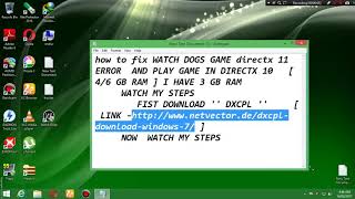 How to fix watch dogs error problem