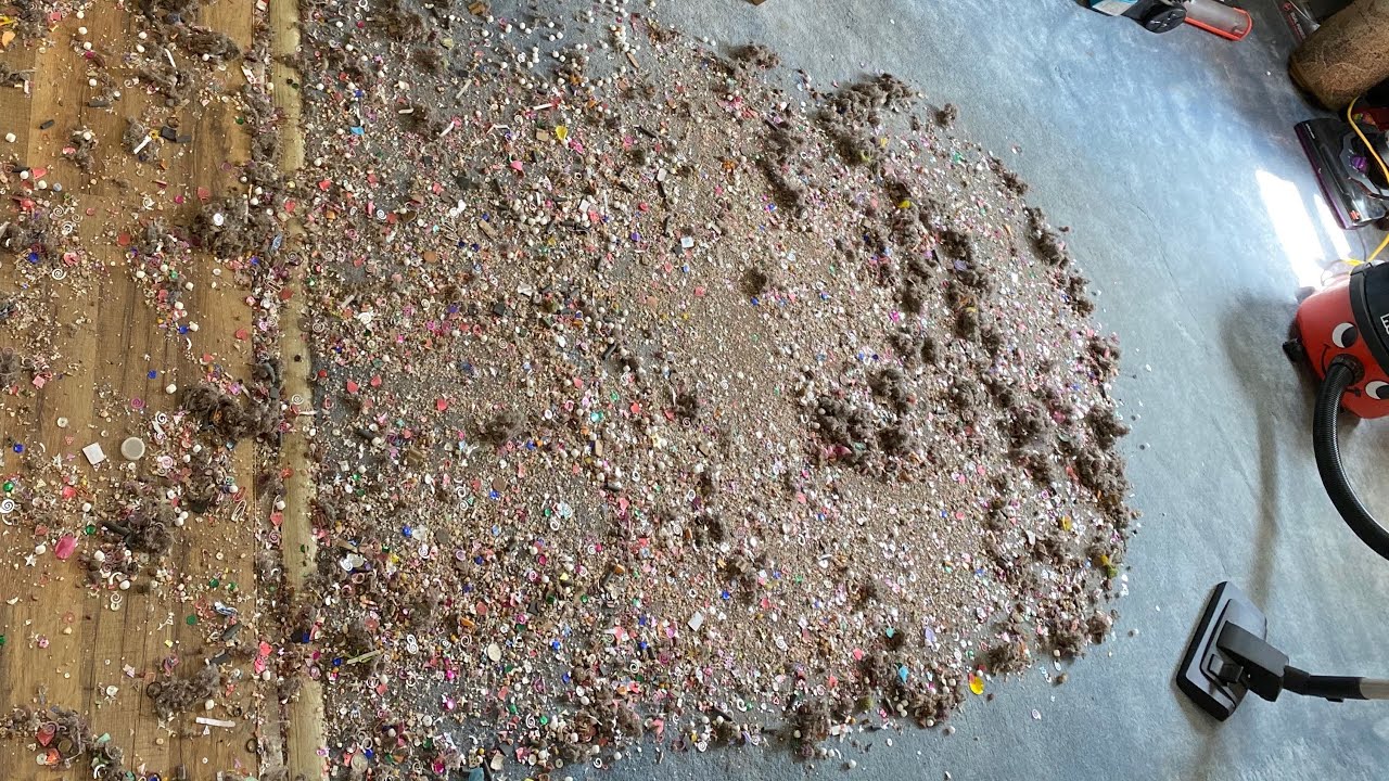 Henry Hoover Mess Test | Carpet/Hardfloor Vacuuming | Henry Hoover Clean Up