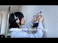 another productive studio vlog (graphic design)
