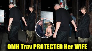 Travis Kelce Gives Taylor Swift His Blazer During Romantic NYC Night Out