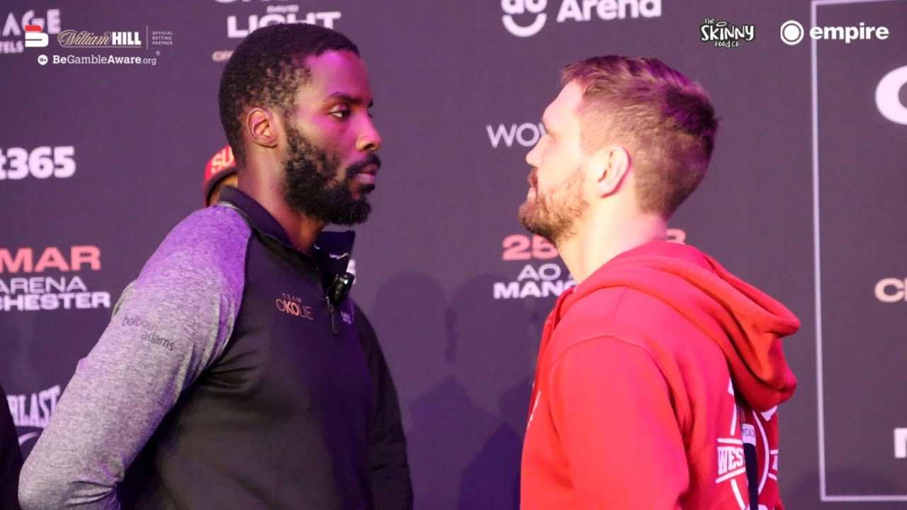 NO JUDGES NEEDED! Lawrence Okolie vs. David Light FACE OFF At Press Conference