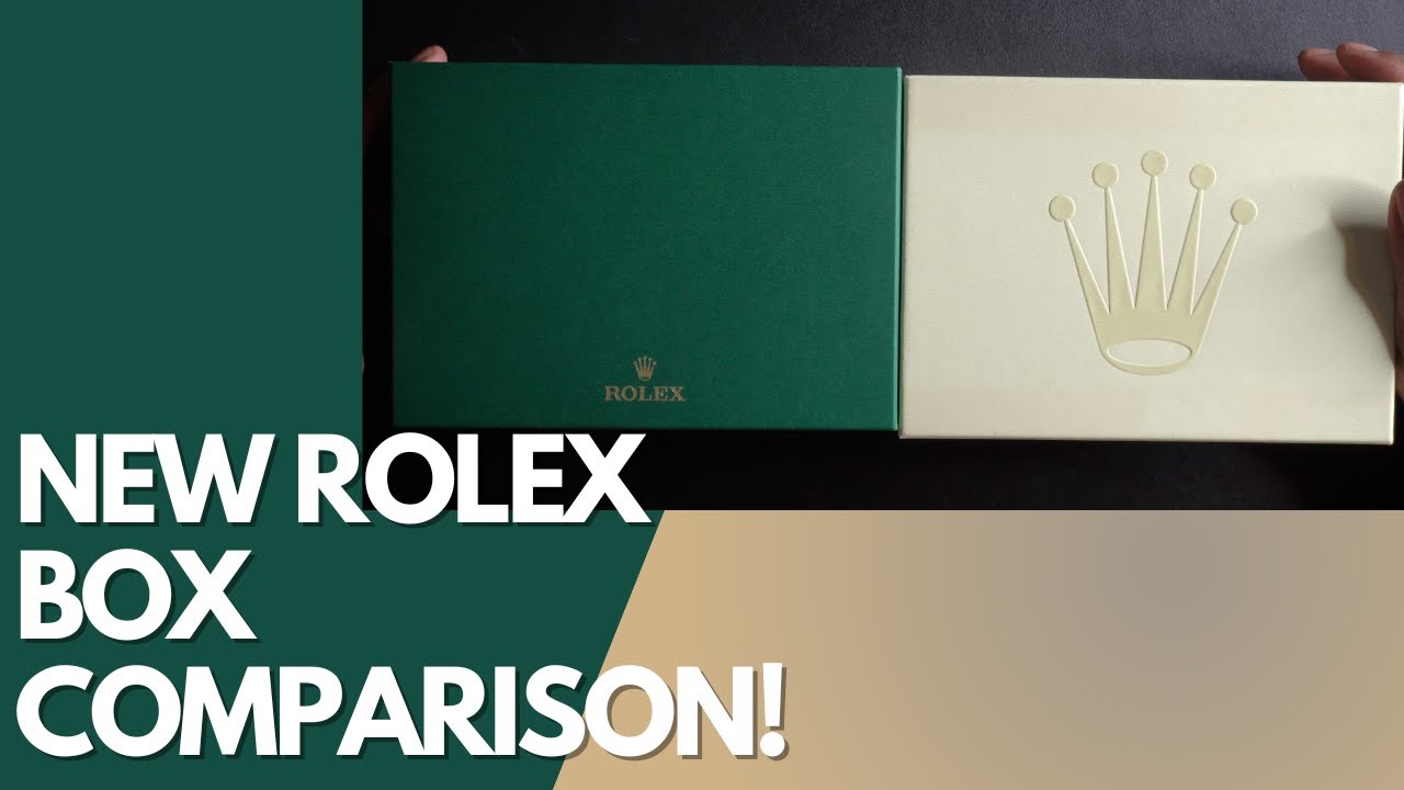 New 2025 Rolex Box Comparison to previous generation! - YouTube