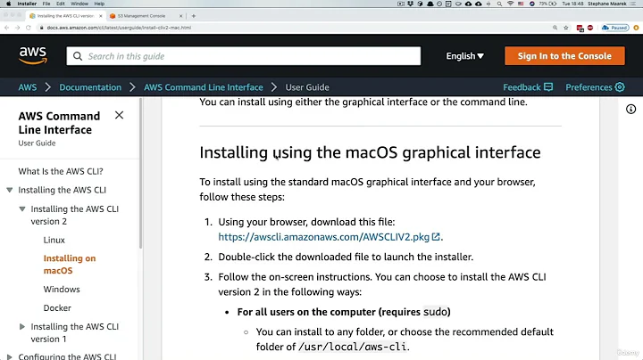 Ultimate AWS Certified Cloud Practitioner-2023 - AWS CLI Setup on Mac