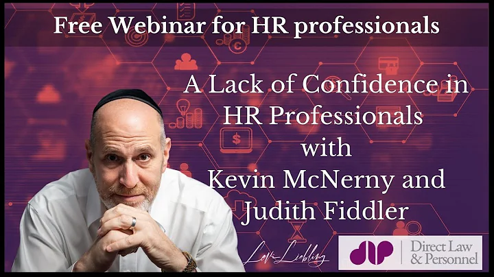 A Lack of Confidence in HR Professionals