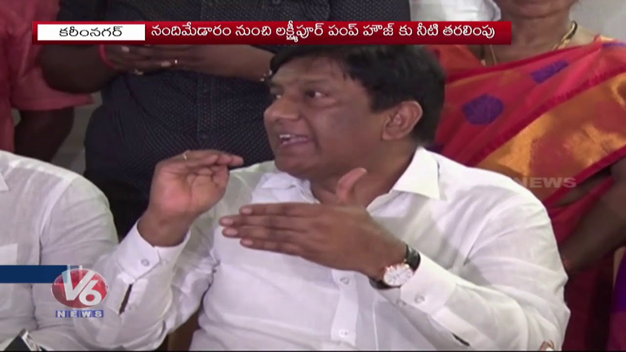 Kaleshwaram Lift Irrigation 8th Package Big Motors Ready For Wet Run | V6 Telugu News