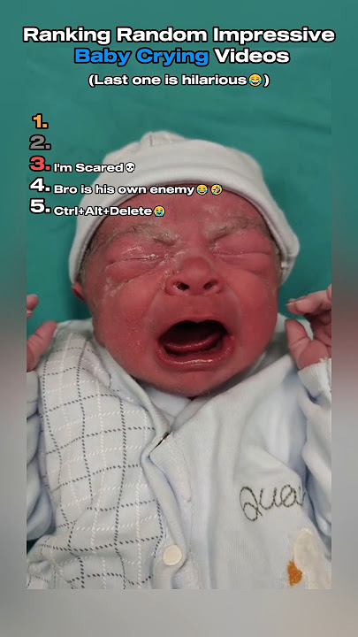 Ranking Random Impressive Baby Crying Videos #tiktok #shorts
