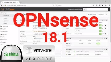 How to Install and Configure OPNsense Firewall 18.1 + Review on VMware Workstation [2018]