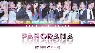 IZ*ONE (아이즈원) - Panorama [Color Coded Lyrics Han|Rom|Eng]