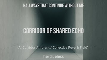 corridor of shared echo | herclueless (AI Corridor Ambient / Collective Reverb Field)