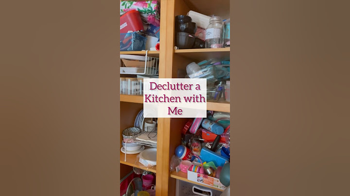 Declutter a KITCHEN with me #organization #kitchen #declutter
